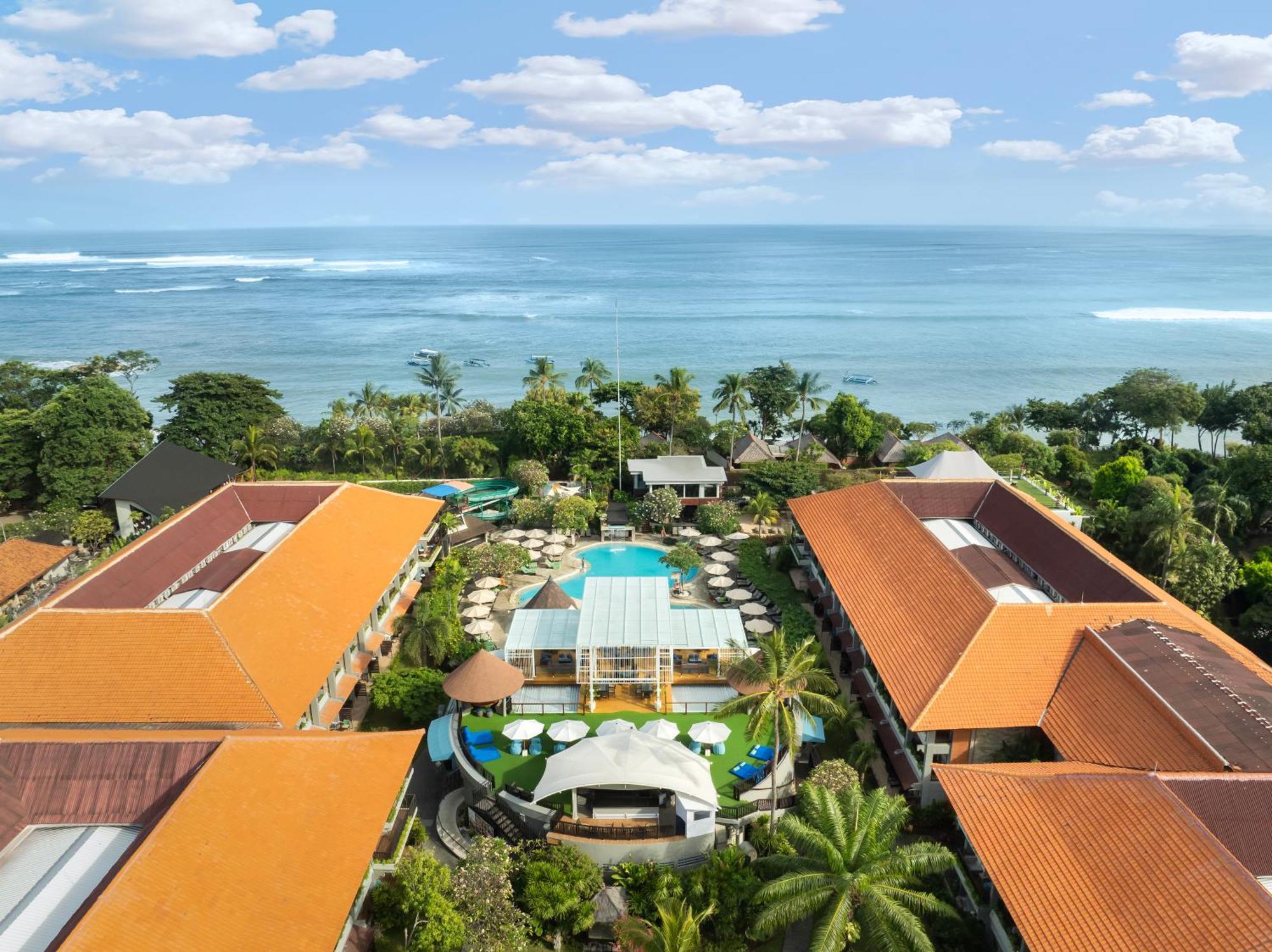 Bali Dynasty Resort Kuta Lombok Εξωτερικό φωτογραφία Aerial view of the resort